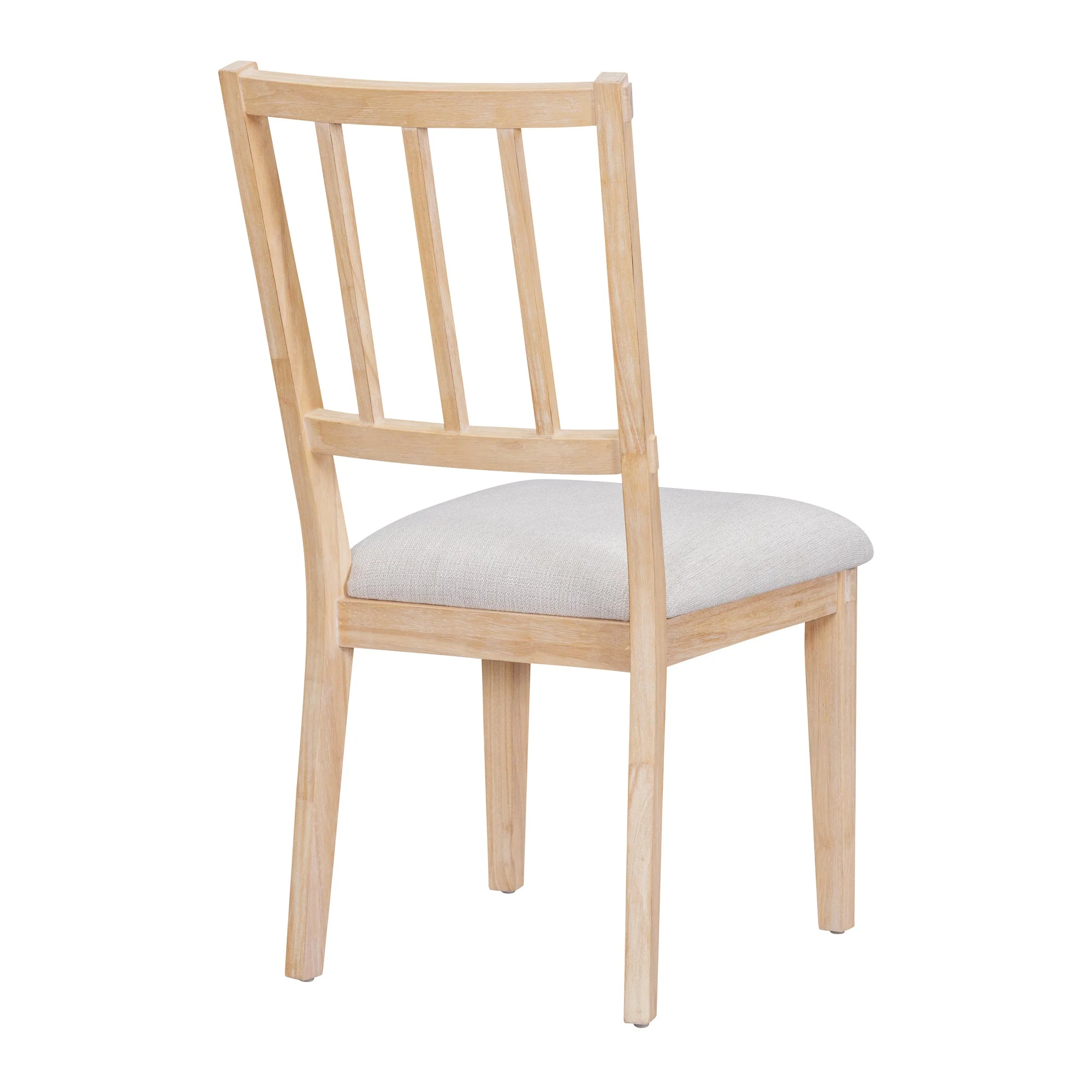 Walker Edison | Charming 5-Piece Rustic Round Dining Set with Chairs and Curved Bench