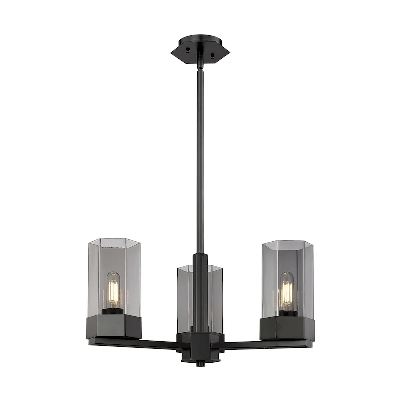 Innovations Lighting Claverack - 3 Light 9  Stem Hung Pendant