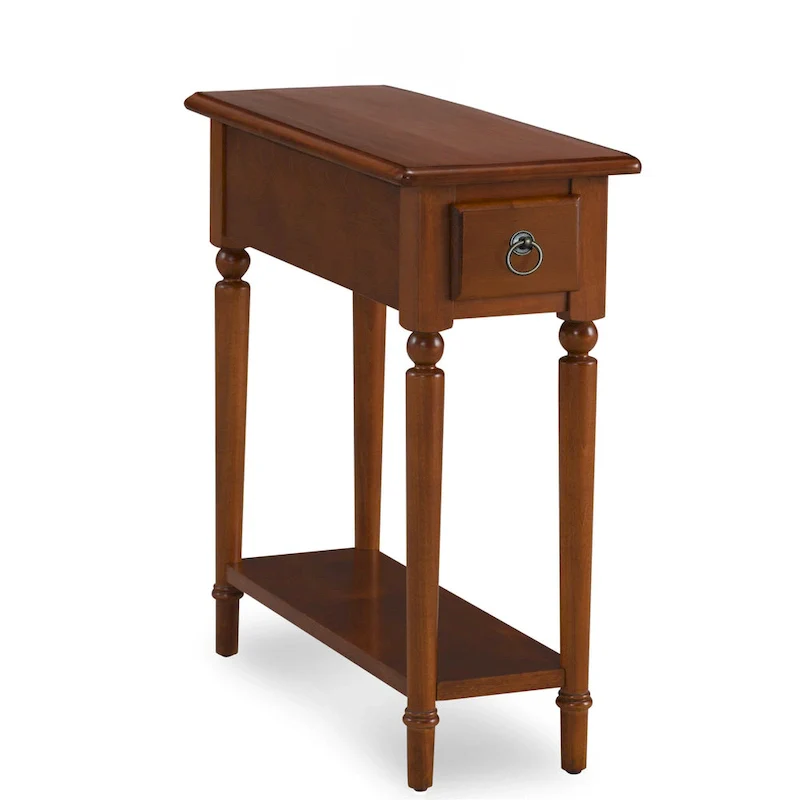 Coastal Chairside Wood Accent Table