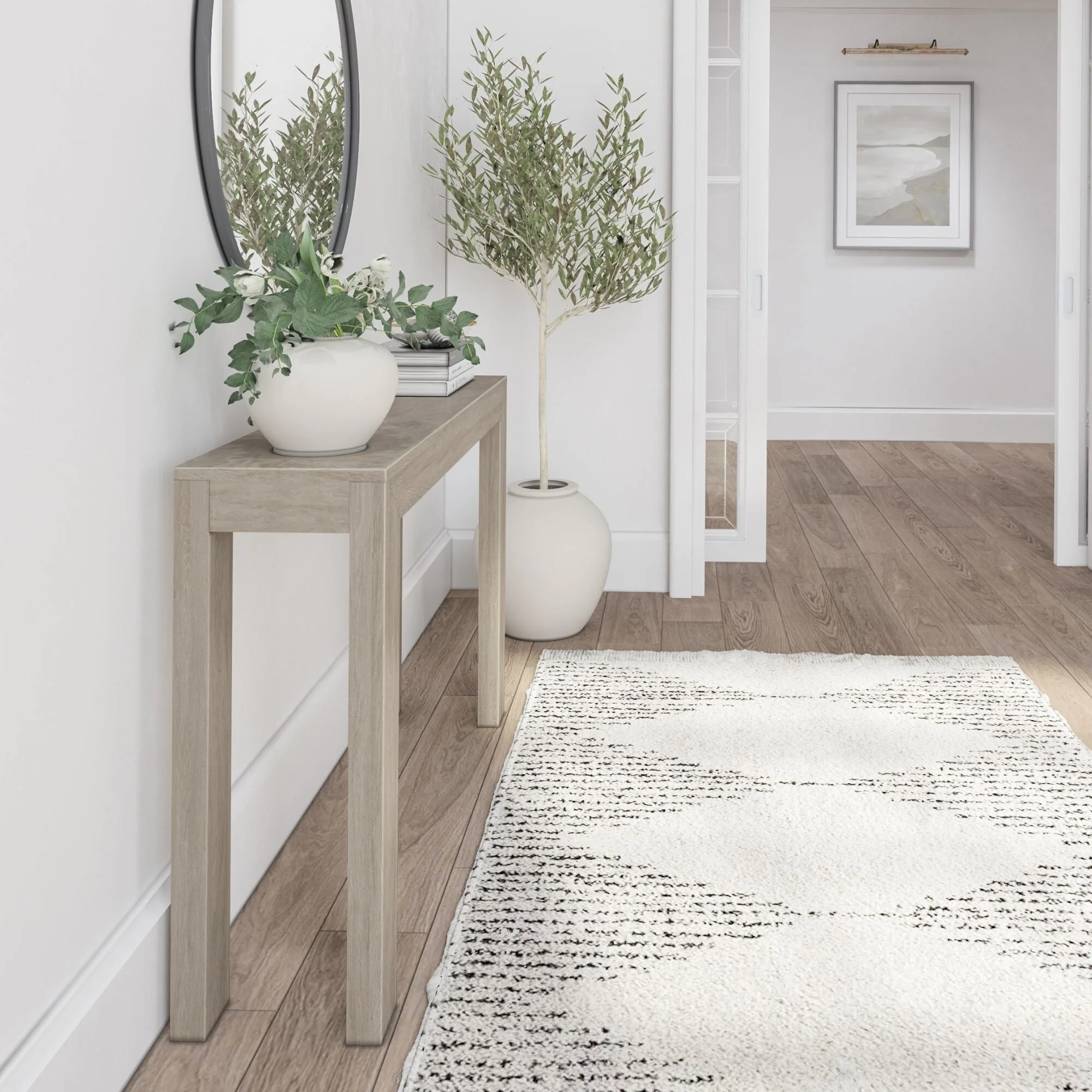 Plank and Beam Modern Console Table - 46