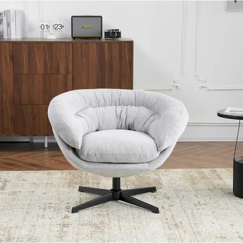 Liamer Swivel Club Chair by Christopher Knight Home
