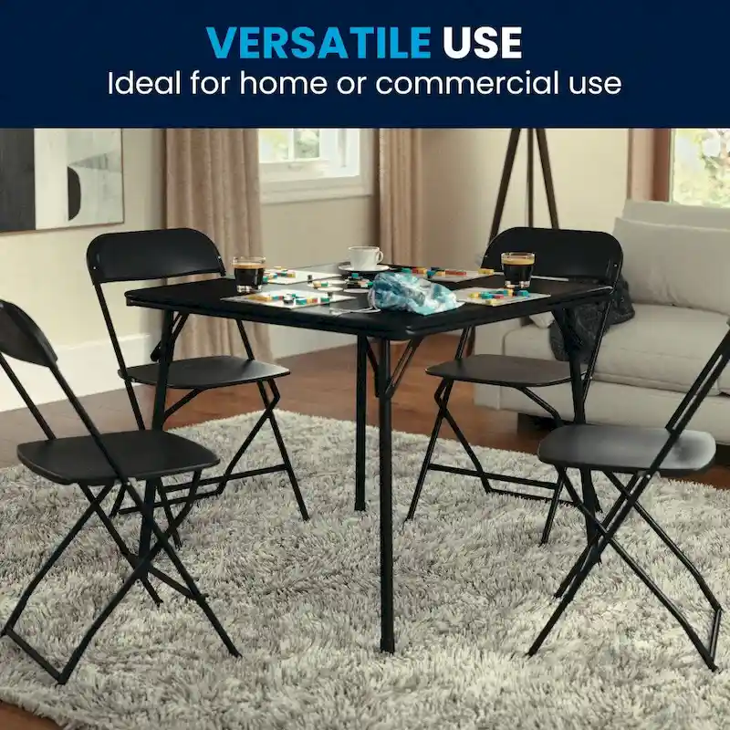 Foldable Vinyl Card Table