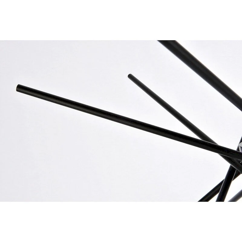 Axel 6 Light Pendant in black - 32 Inch