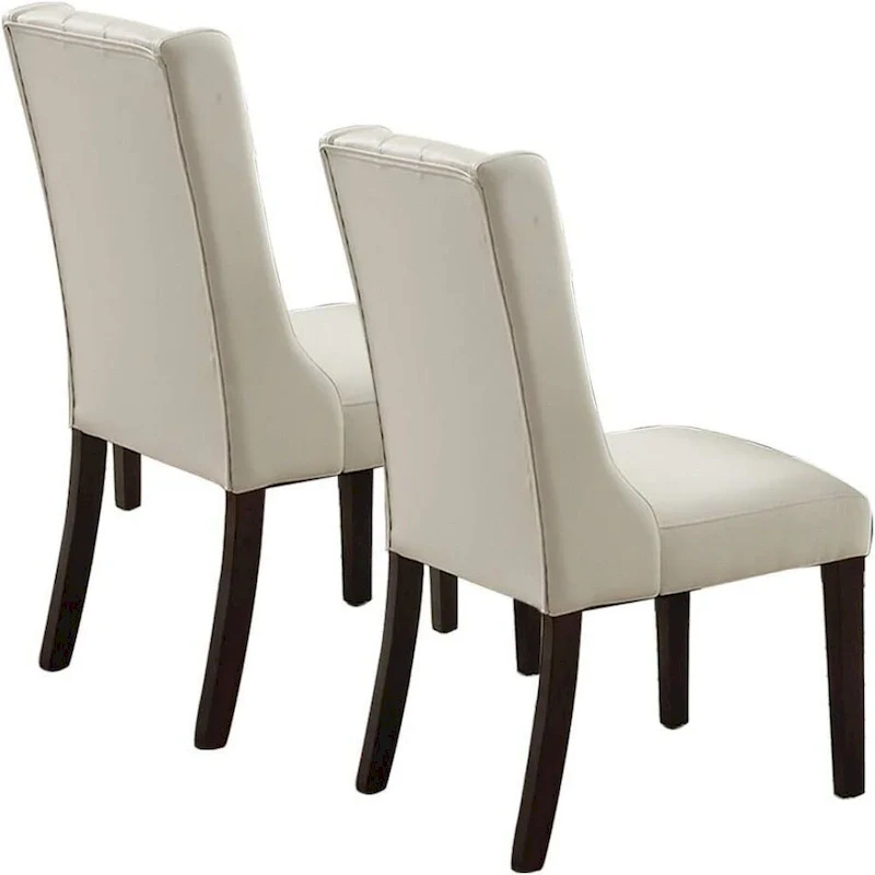Modern Faux Leather Tufted Dining Chair,Set of 2