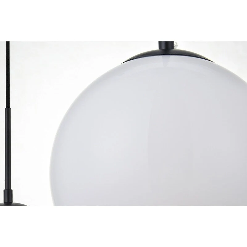 3-Light 36 inch Pendant with Frosted White Glass