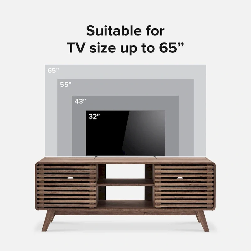 Mopio Ensley 59 Mid-Century Modern Tall TV Stand