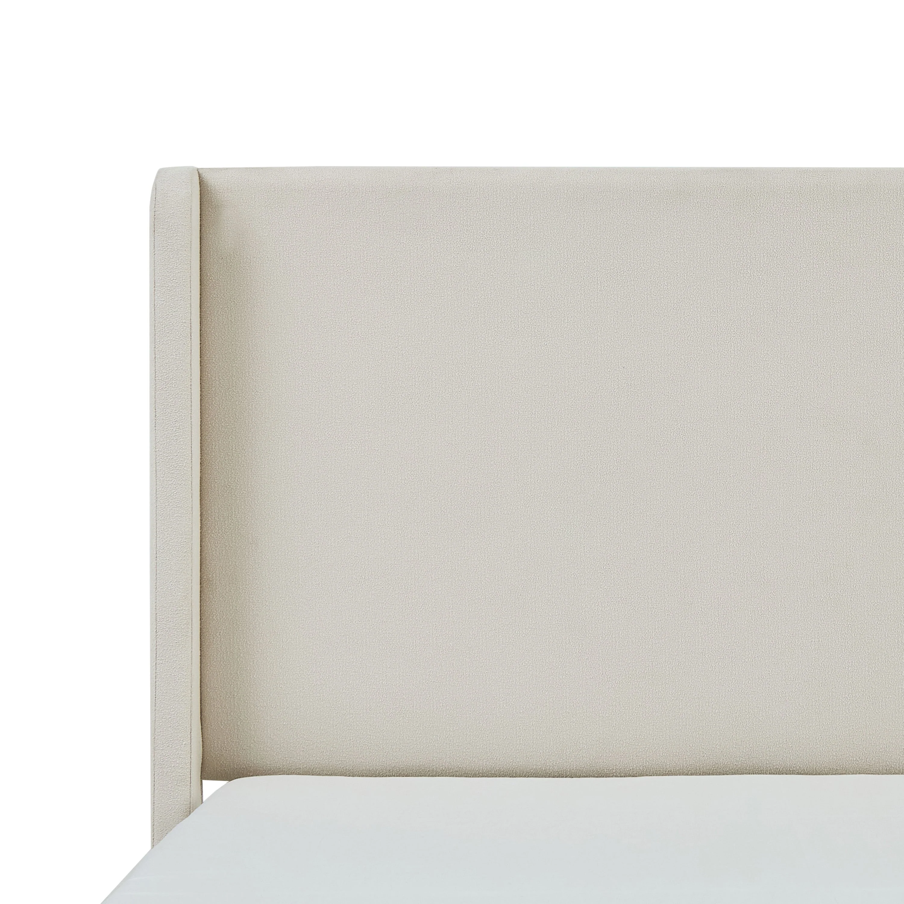 Carmen 52.3' Upholstered Wingback King Bedframe