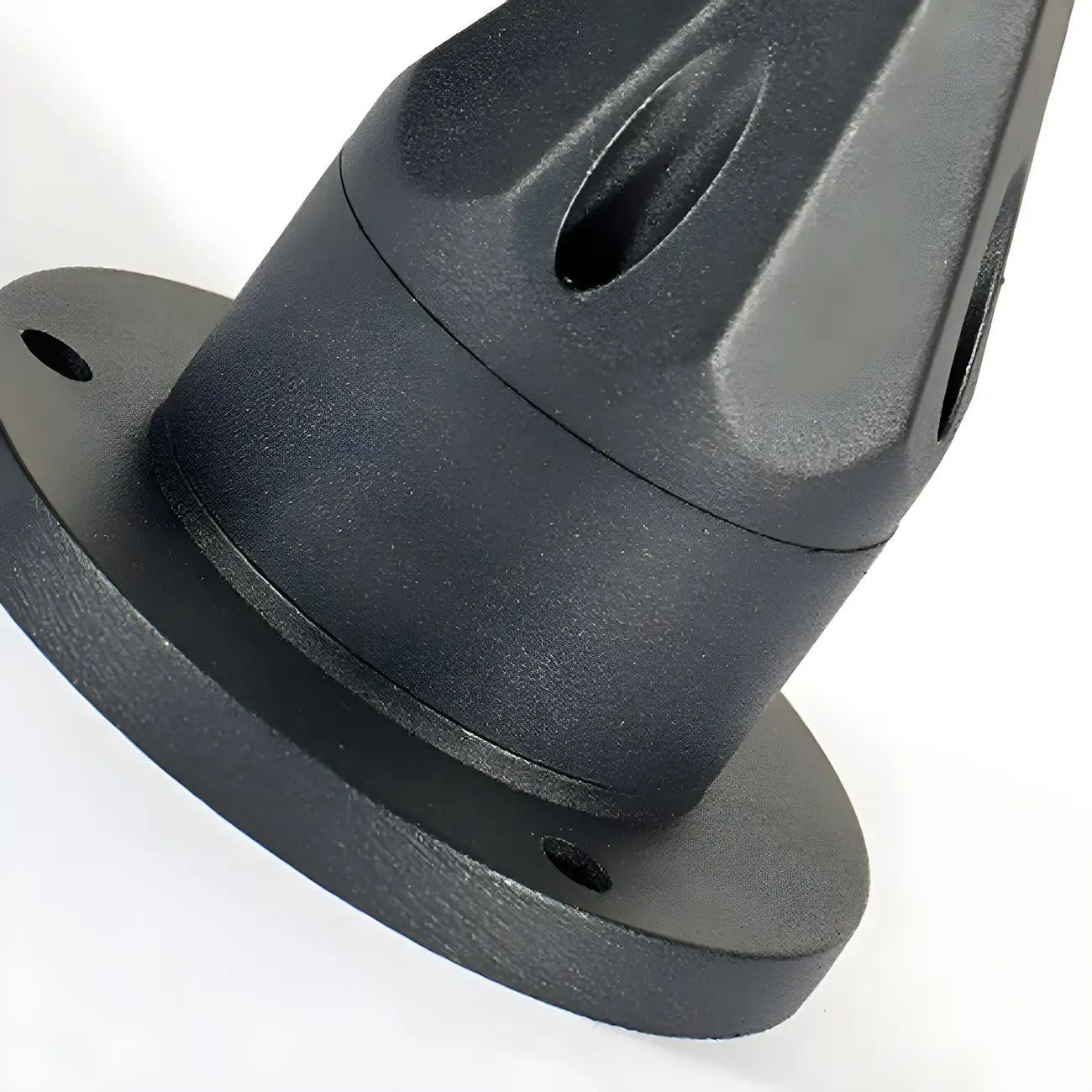 Black Metal Diamond-Design Post Cap Light