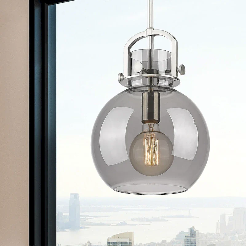 Innovations Lighting Newton Sphere - 1 Light 10  Stem Hung Pendant
