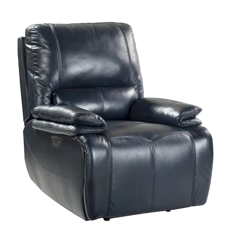 Clara Genuine Leather Power Recliner with Cushion Padded, Set of 2