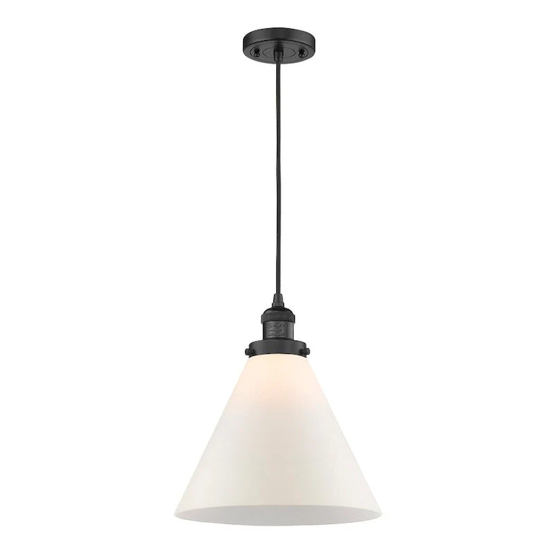 Innovations Lighting X-Large Cone Single Light 12  Wide Pendant