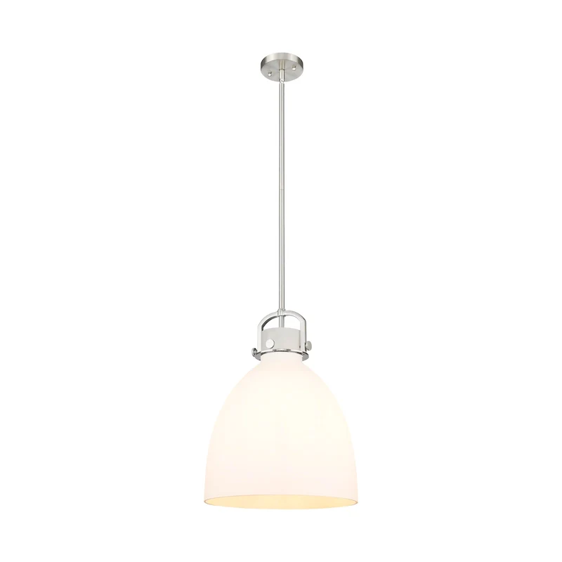Innovations Lighting Newton Bell - 1 Light 14  Stem Hung Pendant