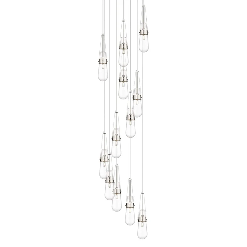 Innovations Lighting 126-452-1P-21-24 Milan Pendant Milan 12 Light 24