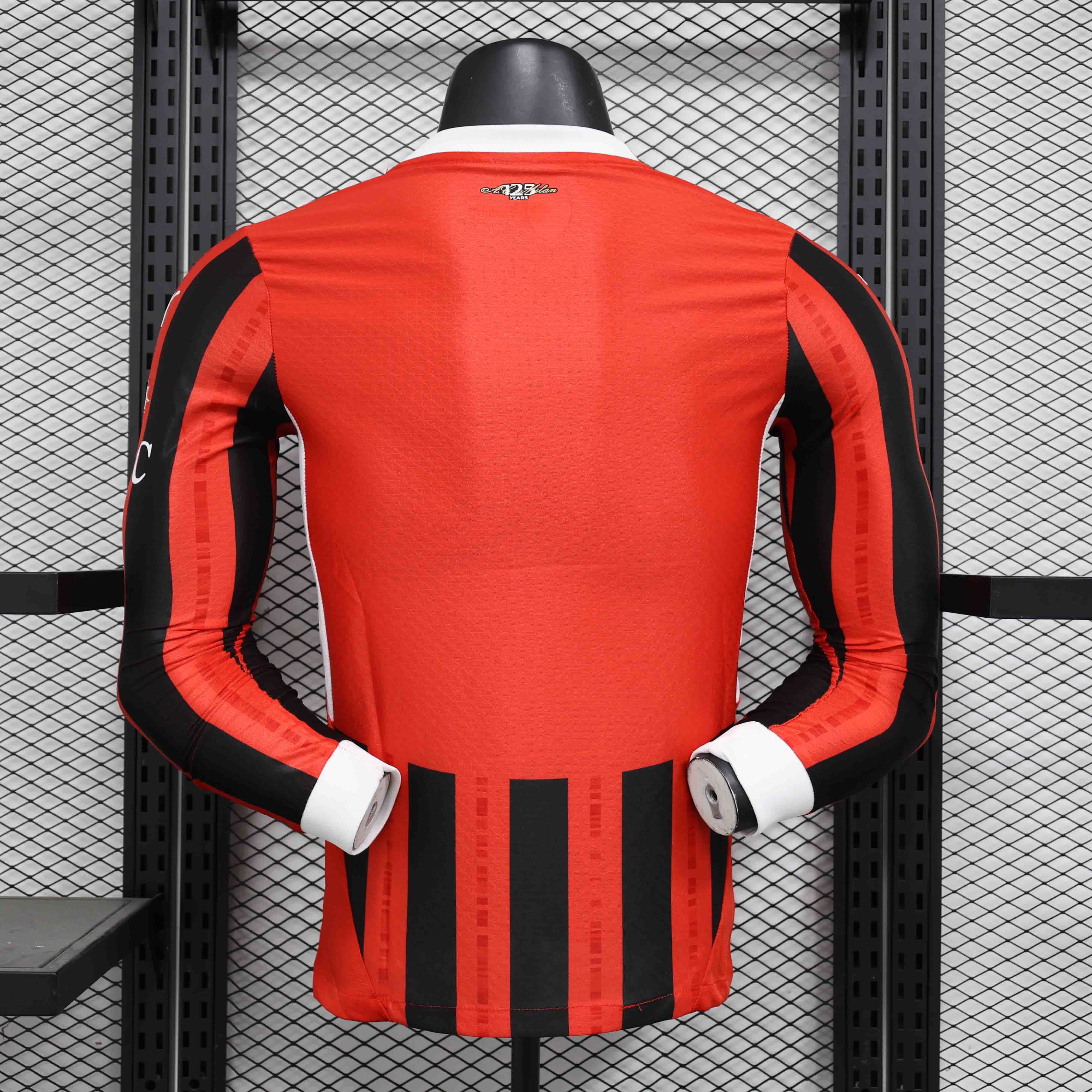 Maillot AC Milan domicile manches longues 2024/25