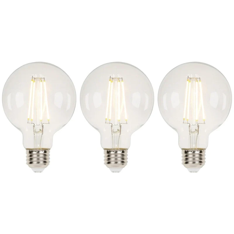 Westinghouse Lighting 5.5-Watt (40-Watt Equivalent) Clear G25 Dimmable Filament LED Light Bulb, Medium Base