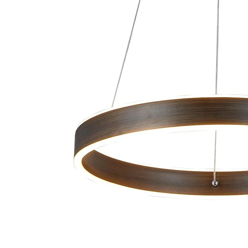 Garibaldi 1 - Light Unique Drum LED Pendant - Oil Rubbed Bronze