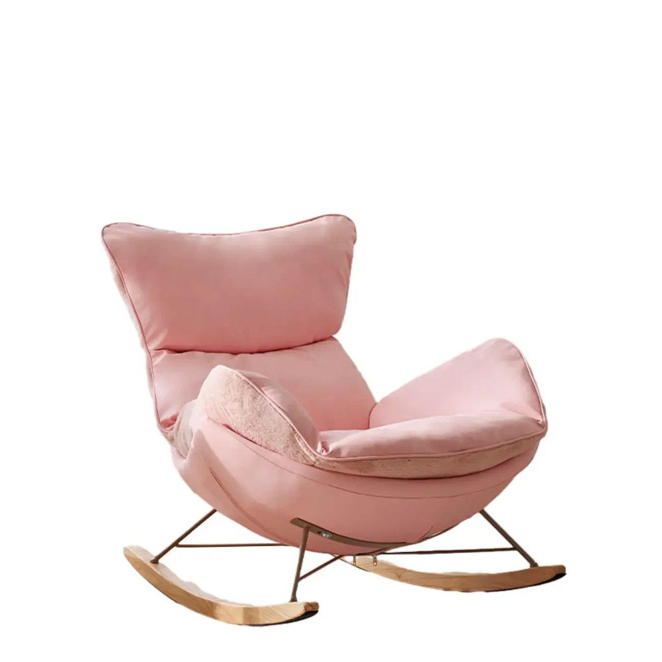 Upholstered Rocking Chair with Optional Ottoman