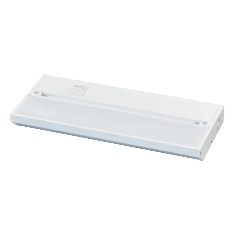 Noble Pro 9-inch White LED Under Cabinet, White Polycarbonate Shade