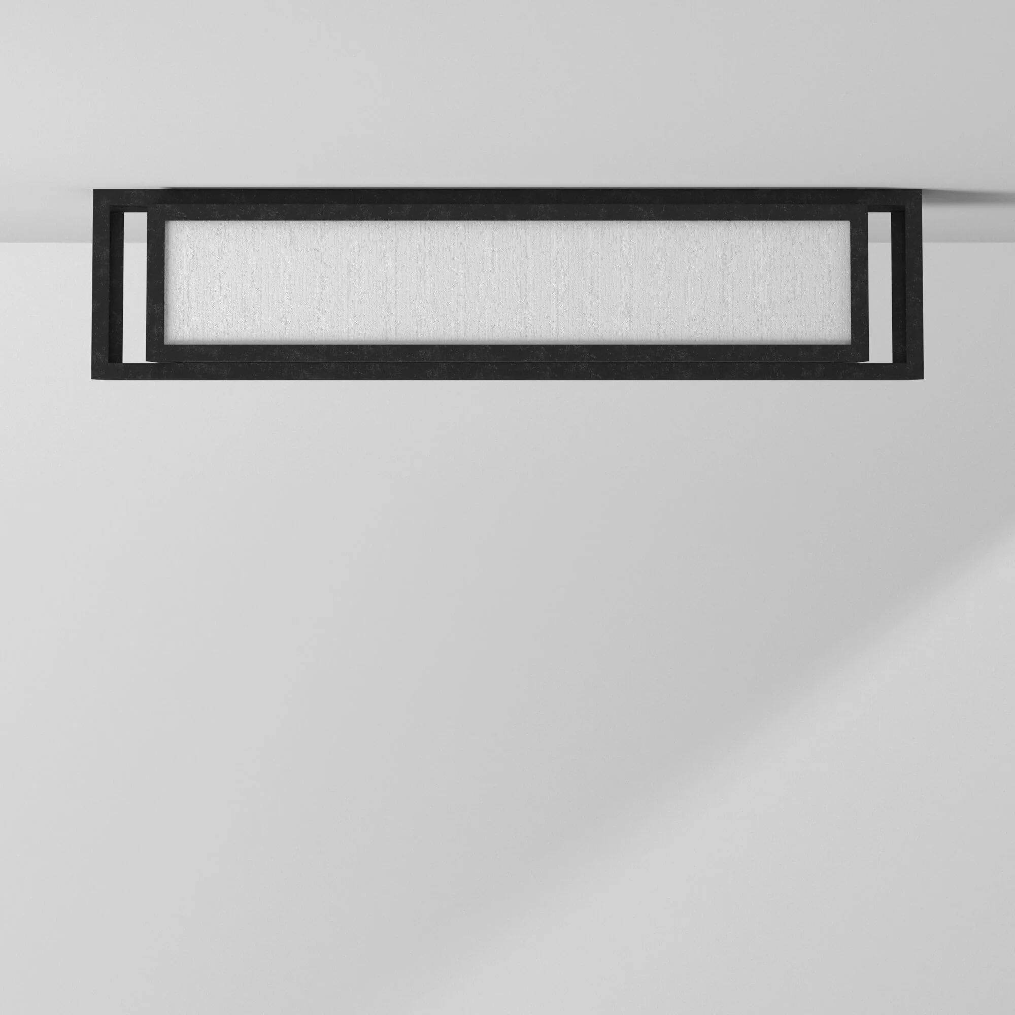 Lavery Camden Square Aged Charcoal & Seeded Glass 3 Light Bath Bar