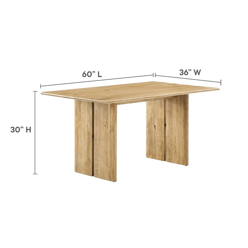Amistad 60 Wood Dining Table