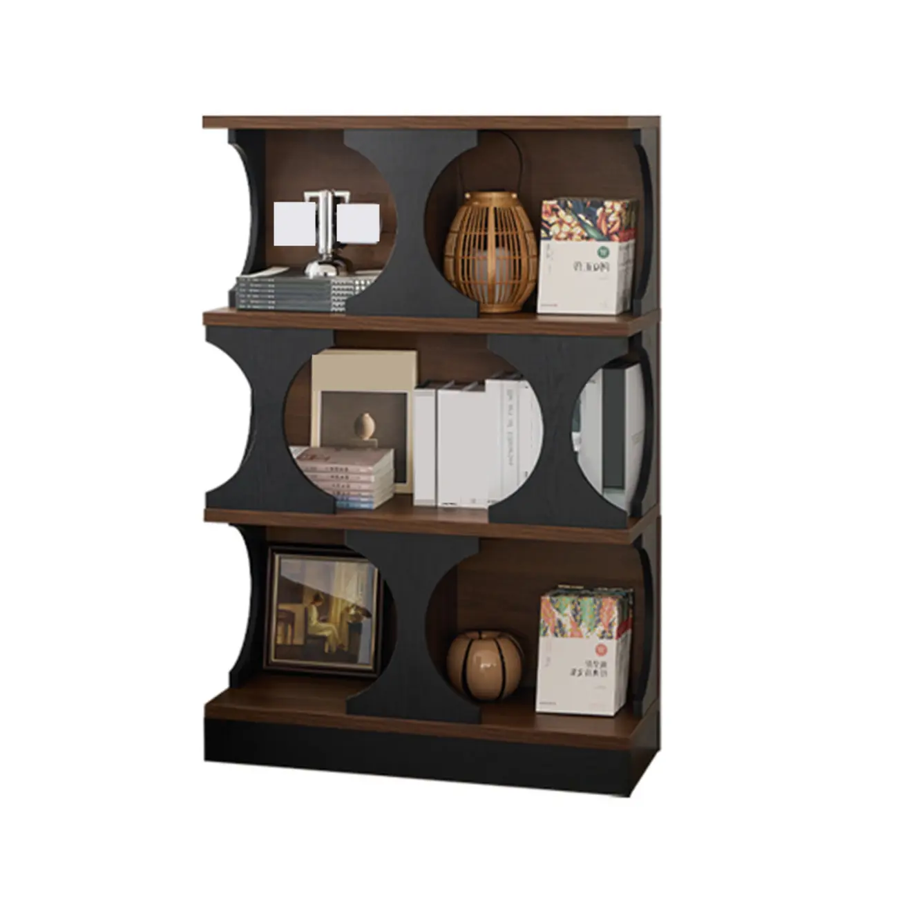Wooden Cubitac Modern Display Cabinet with Shelves