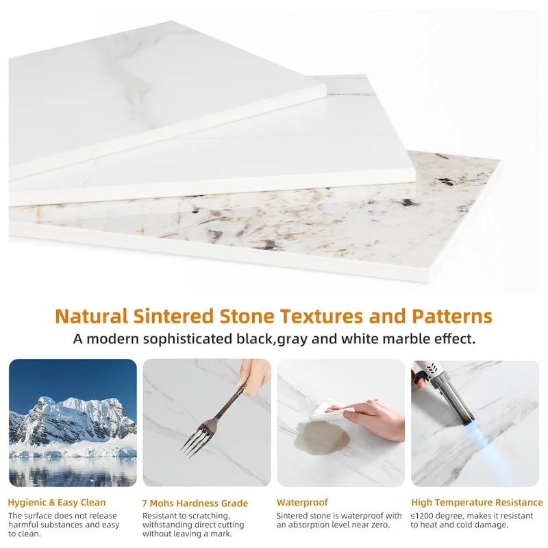 Modern Half Moon Console Table Hallway Side Table 2-Tier