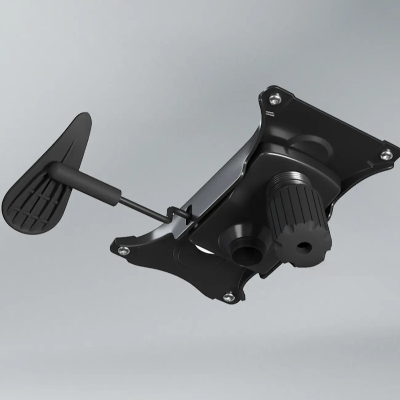 Modern Leather Mid-Back Ergonomic Swivel Office Chair