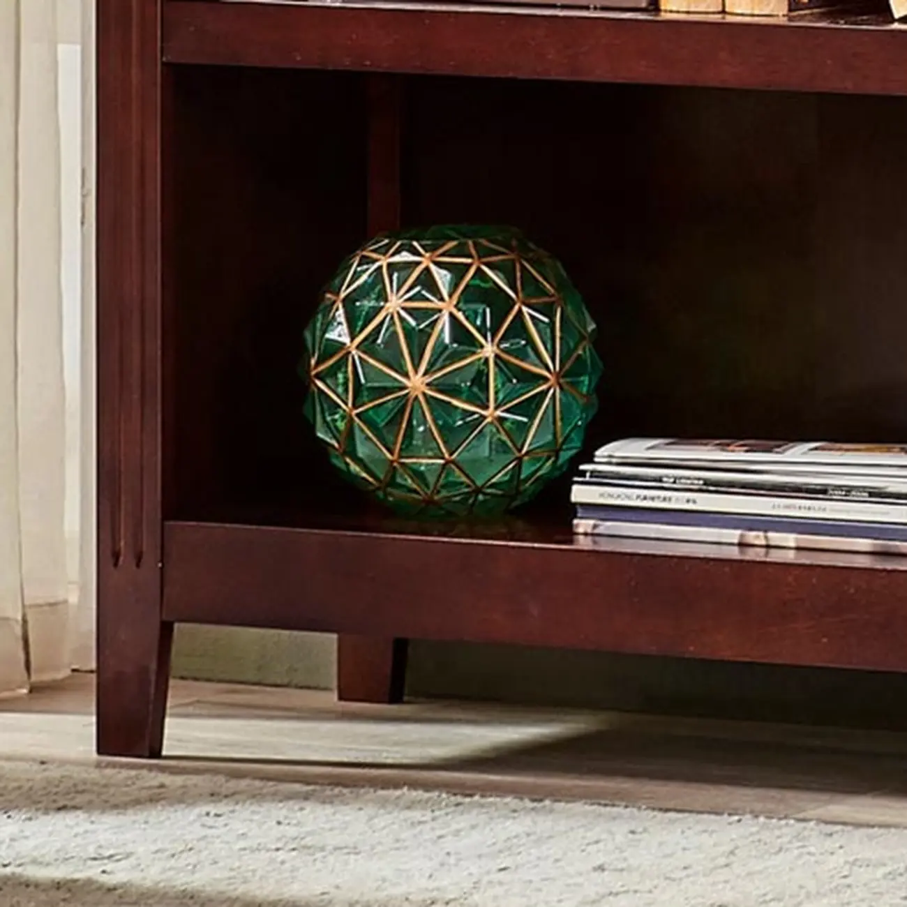 Classic Birch Wood 5-Tier Vertical Barrister Bookcase