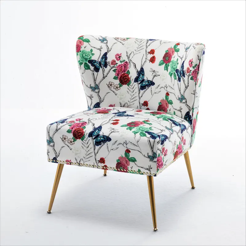 Friant 25W Microfiber Upholstered Slipper Chair