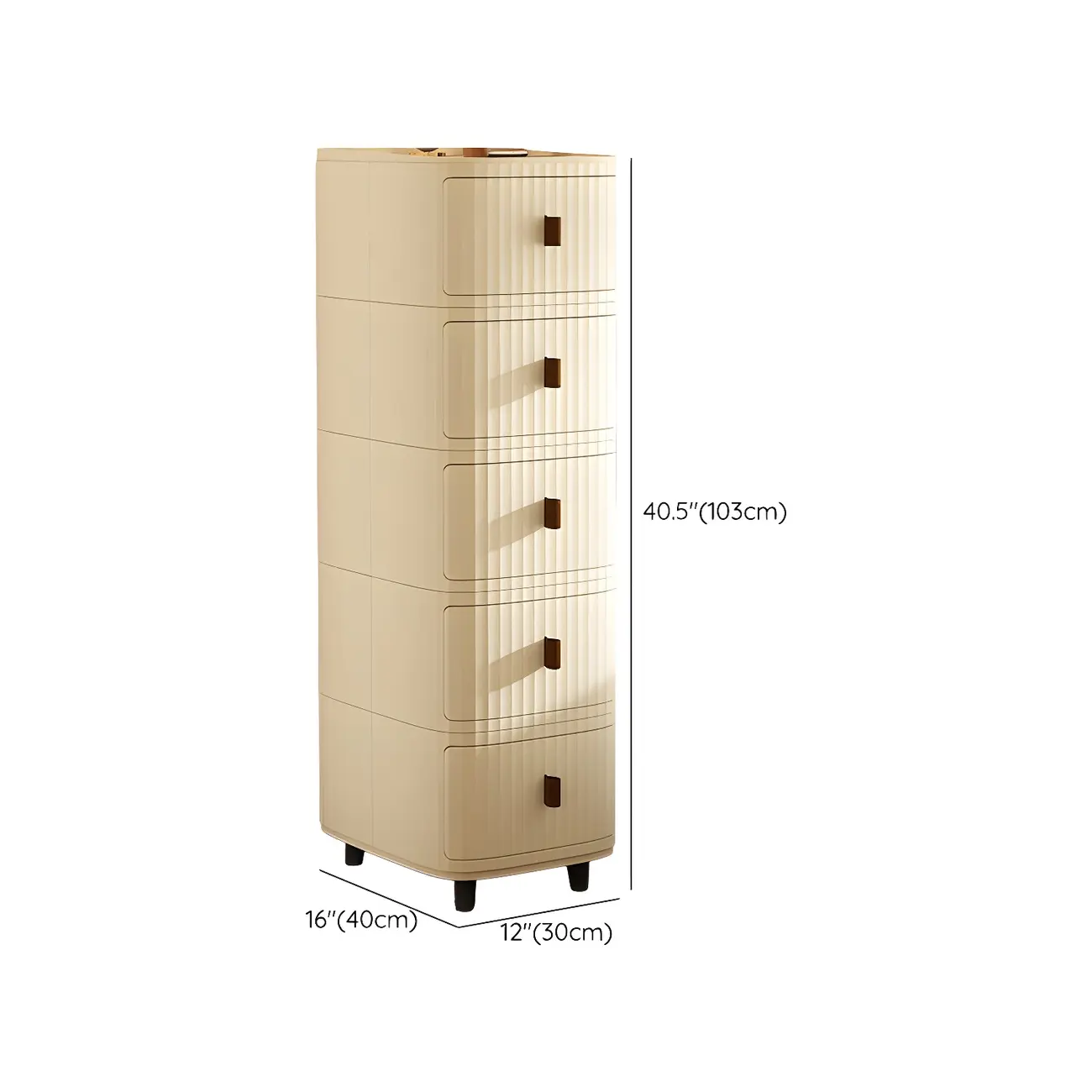 Modern Black And White Grid Top Nightstands with Drawers