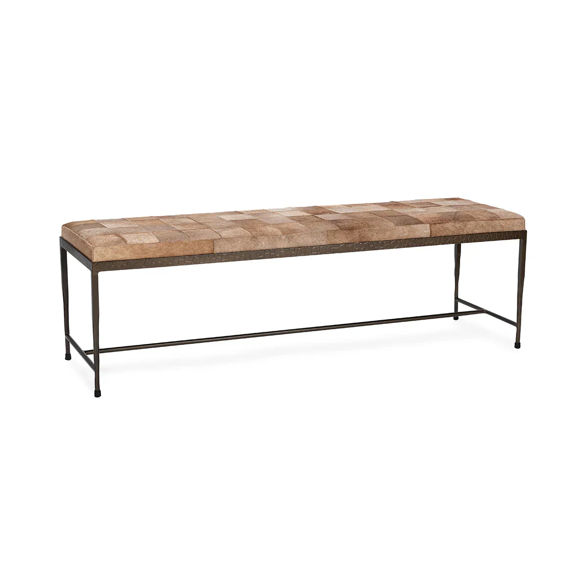 Achen Hide Bench - Blonde