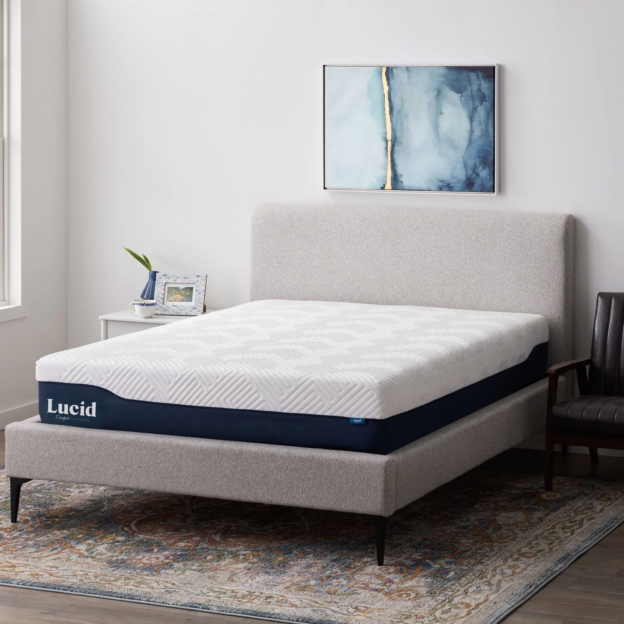 Lucid 12-inch Gel and Aloe Vera Hybrid Mattress