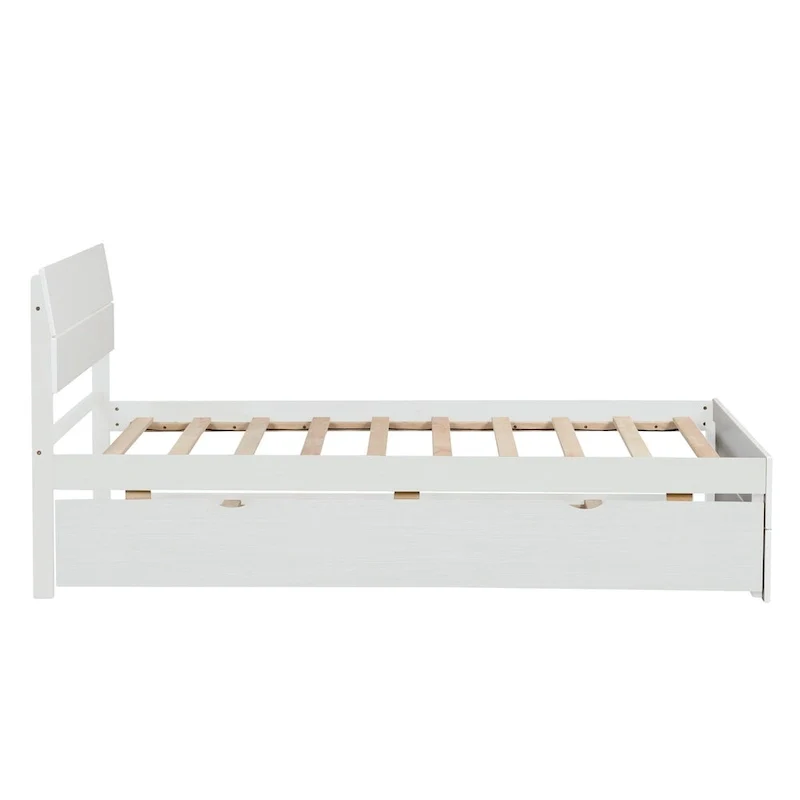 Modern Twin Bed Frame With Trundle