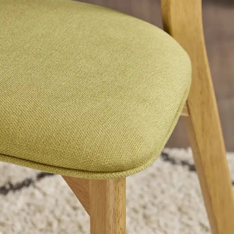 Christopher Knight Home Abrielle Mid-Century Modern Fabric Dining Chair - N/A