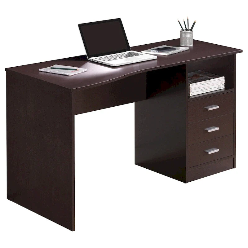 Modern Designs Classic 3-drawer Computer Desk