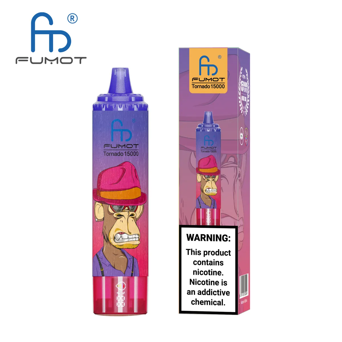 Fumot Tornado 15000 Sour Apple – Einweg-Vape mit Einzelverpackung