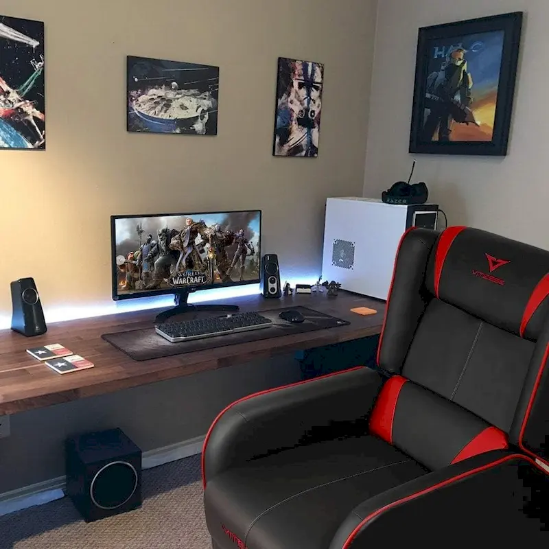BOSSIN Gaming Recliner Chair Racing Style High Back Chair Living Room Recliners Theater Seating