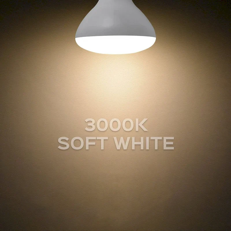 Luxrite BR40 LED Light Bulbs,14W= 85W Dimmable, 1100 Lumen, LED Flood Light Bulb, 14W, E26 Medium Base (10 Pack)