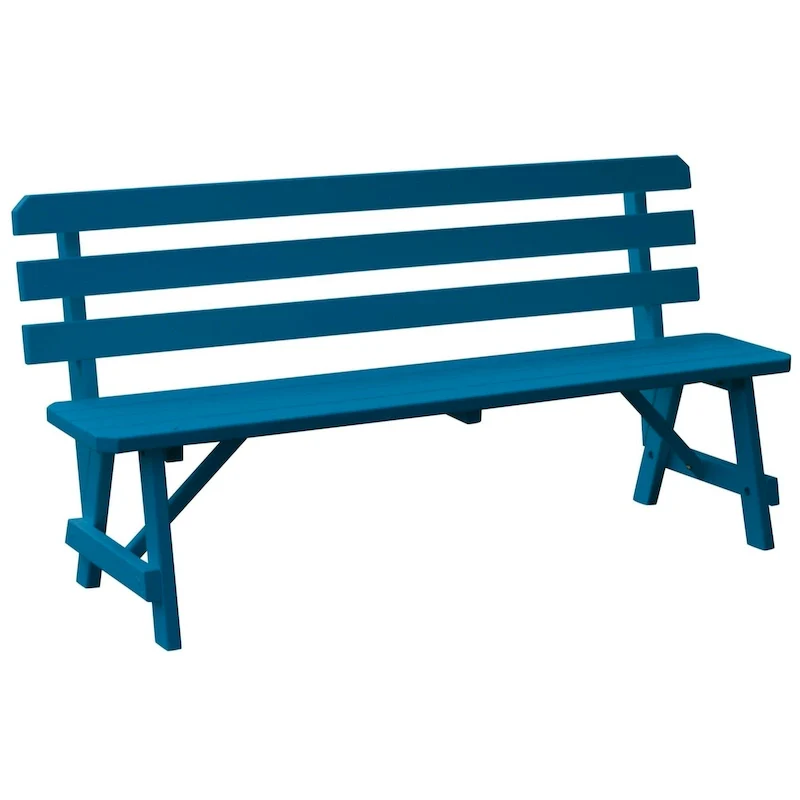Pine 5' Traditional Backed Bench