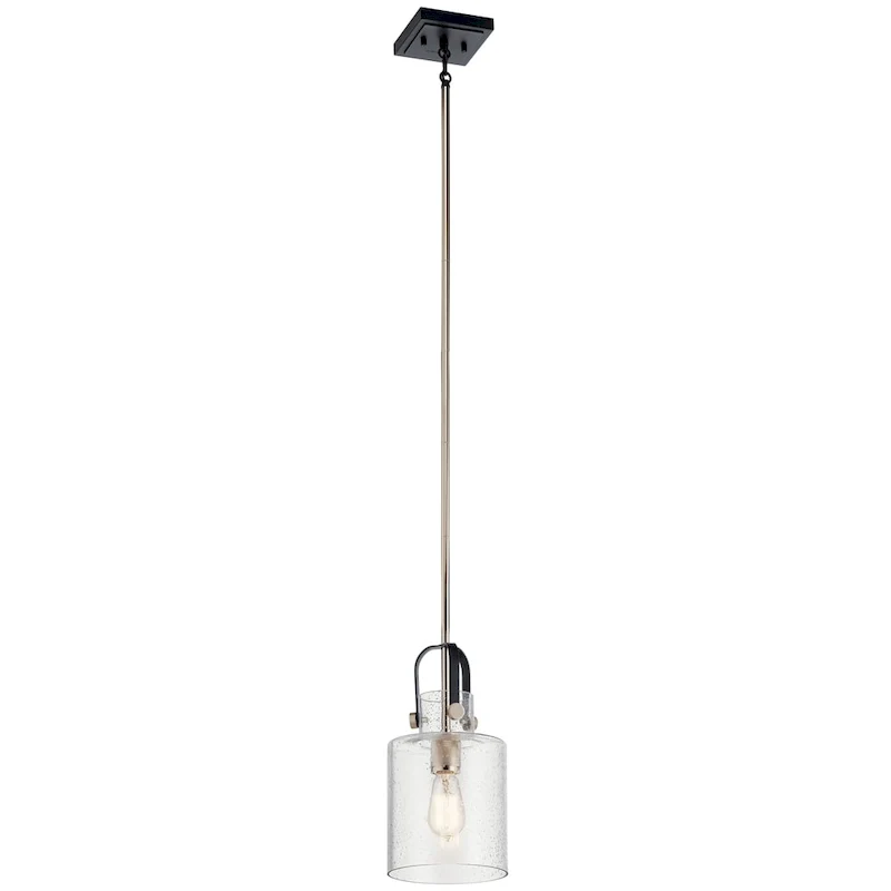 Kichler Lighting Kitner 7-in 1-Light Pendant Polished Nickel