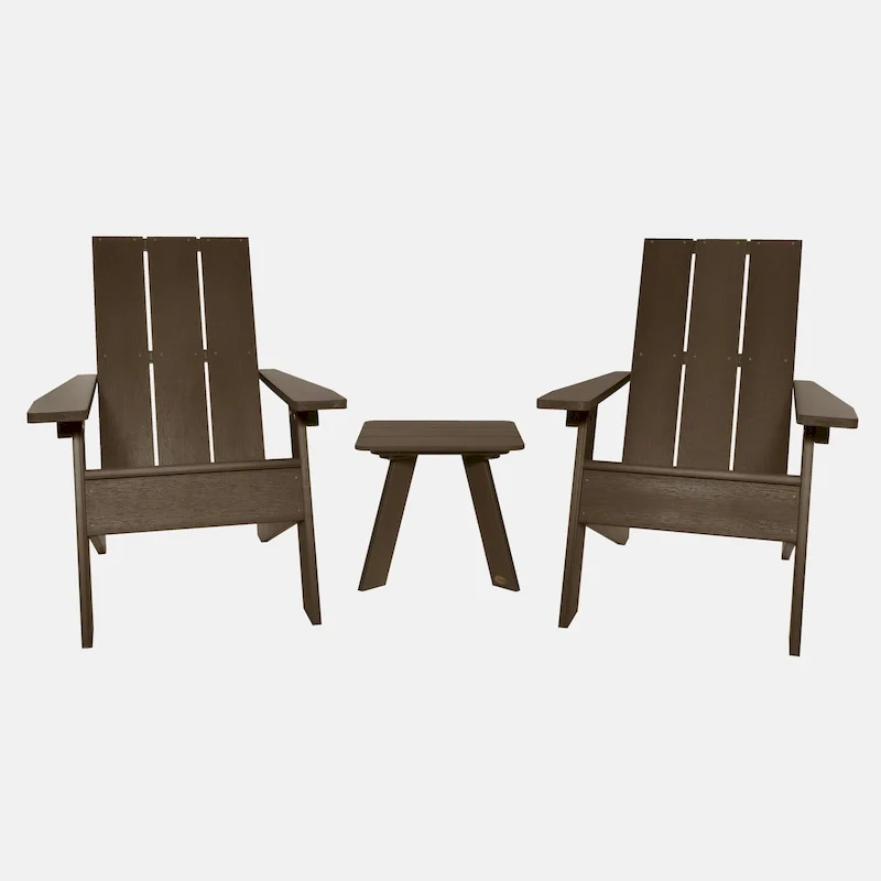HIGHWOOD 3-piece Adirondack Chairs and Side Table Set