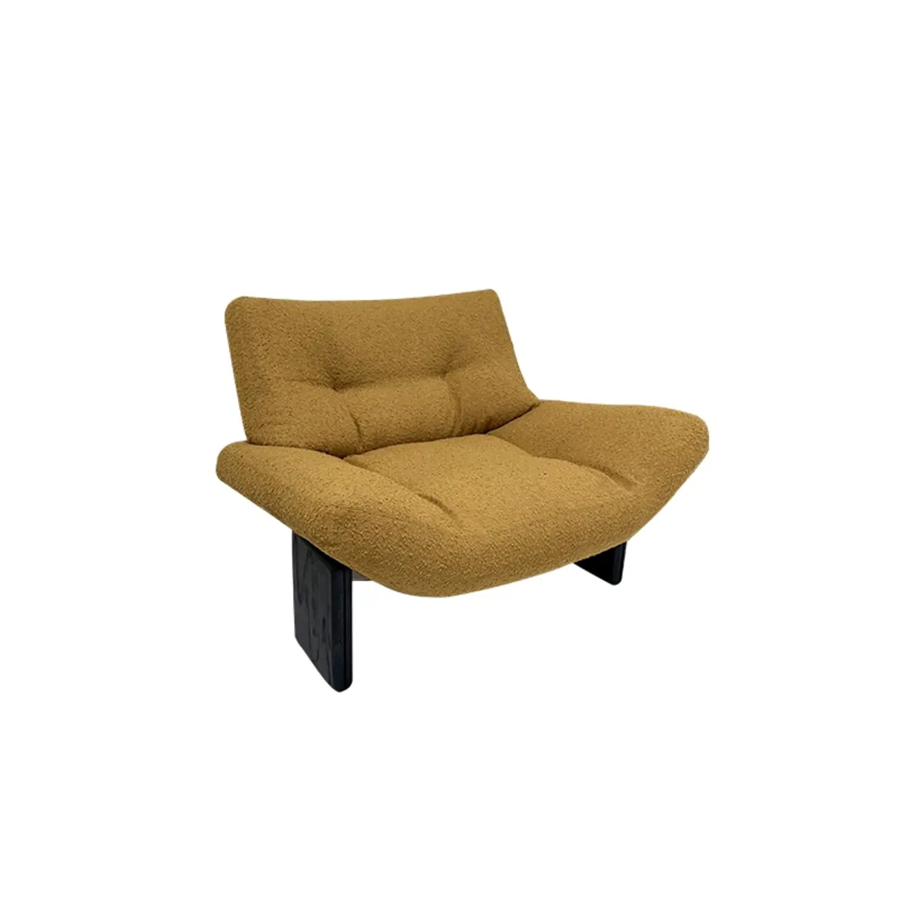 Modern Trufted Back Side Chair Loop Yarn Living Room