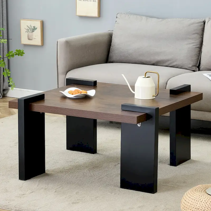 Modern MDF Coffee Table Durable Stylish Living Room Furniture