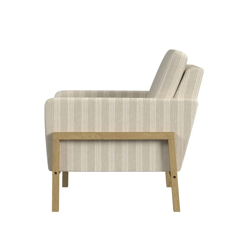 HomePop Modern Wood Frame Accent Chair