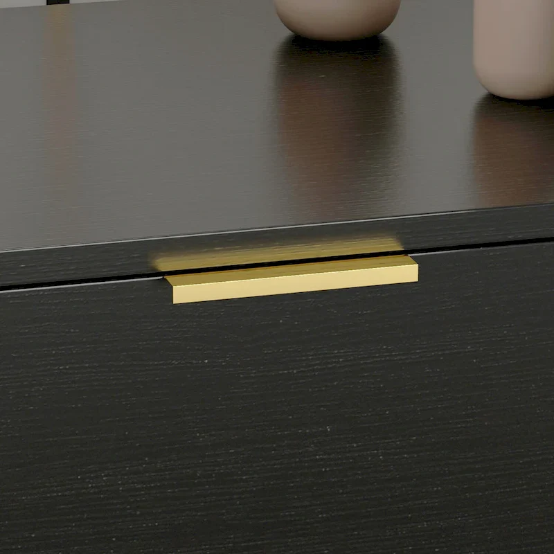 Timechee Buffet Sideboard Credenza Console with 3 Drawers