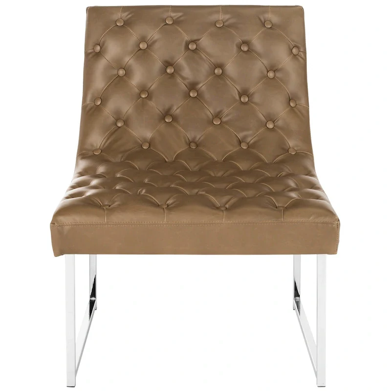 SAFAVIEH Jerilynn Mid-Century Modern Hadley Tufted Club Chair - 25Wx30Dx32H