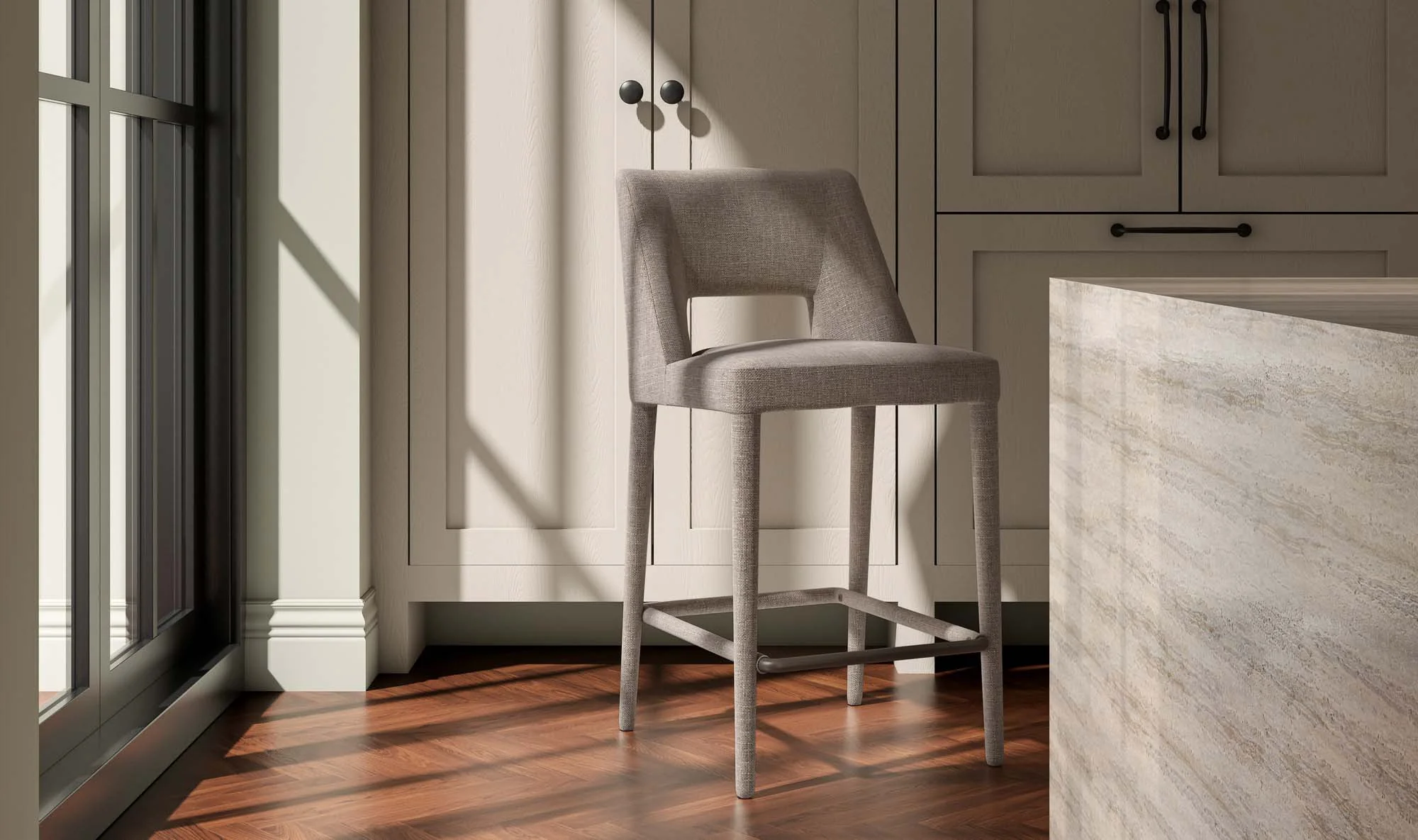 Joyce Counter Stool Light Brown