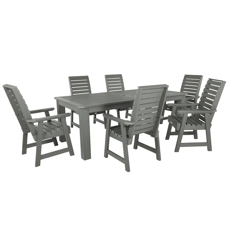 Weatherly 7-Piece Outdoor Dining Height Set - 42 x 84