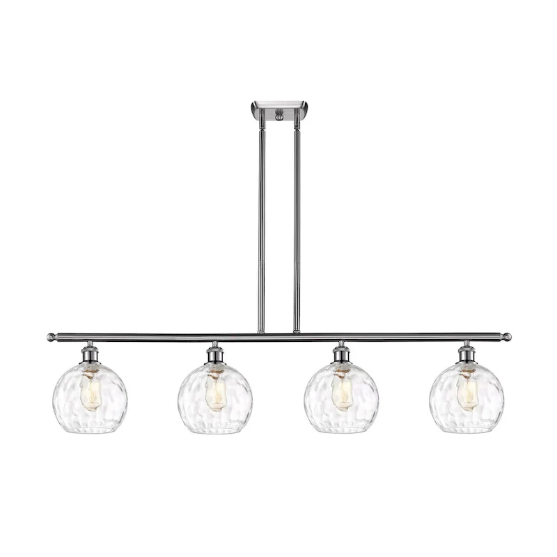 Innovations Lighting Ballston Athens Water Glass - 4 Light 48  Island Light