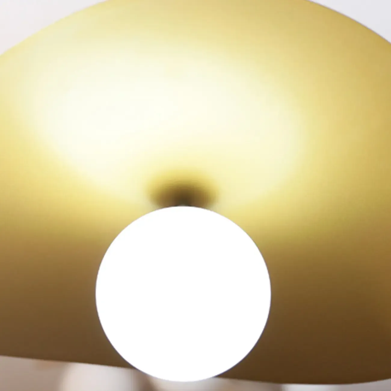 Designer White Glass Globe Pendant Light with Lotus Leaf Shade